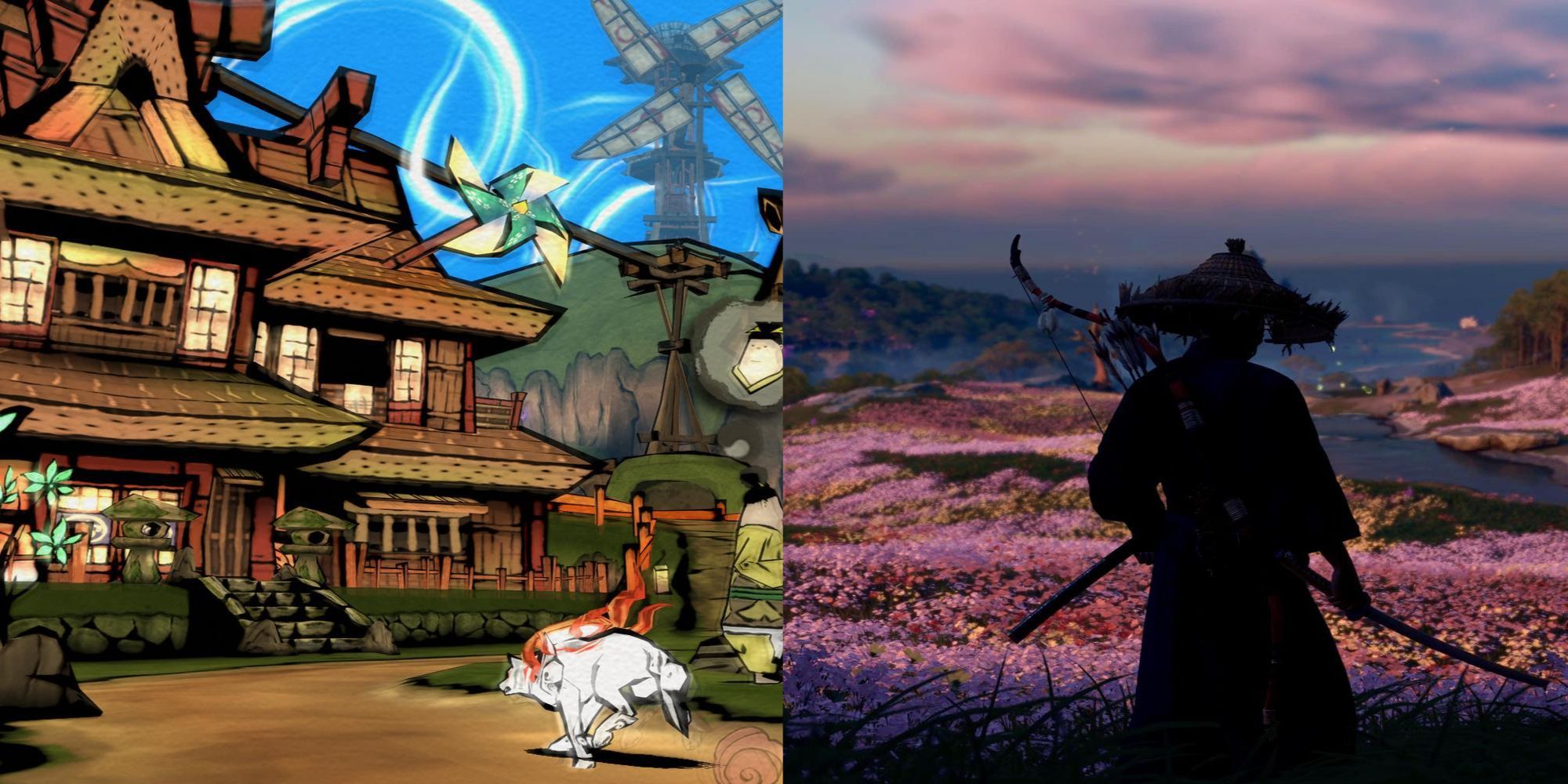 Okami and Ghost of Tsushima