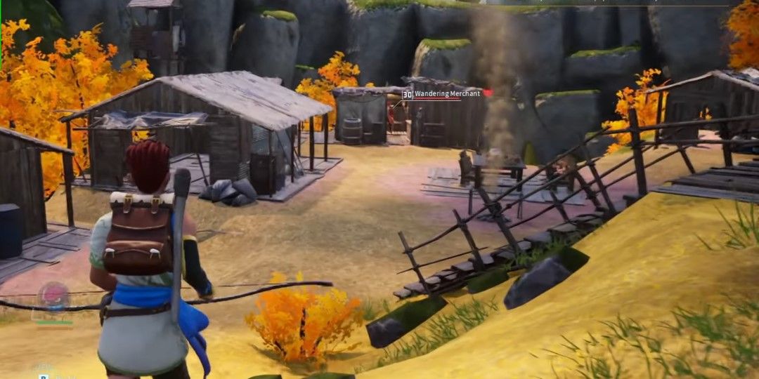 Walking into a Small Settlement in Palworld