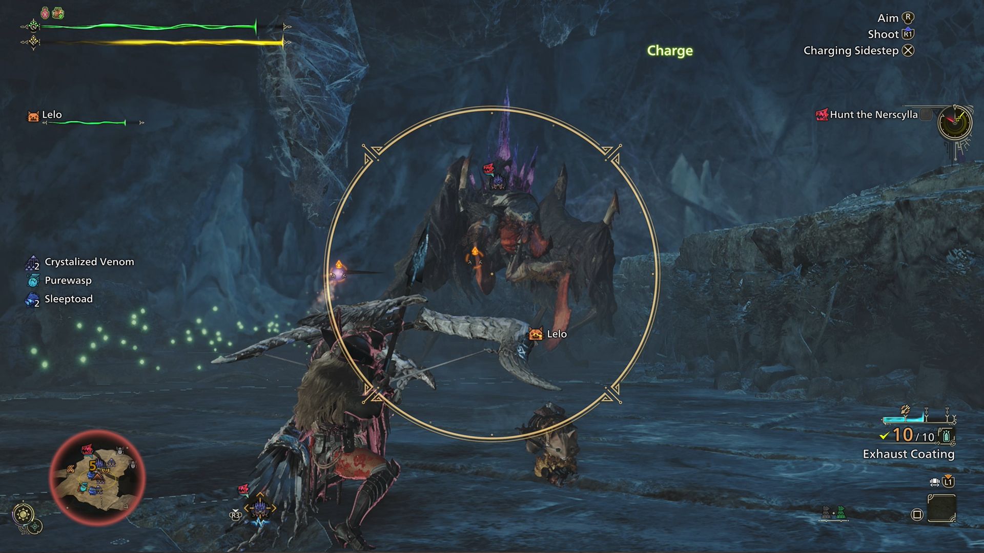 Monster Hunter Wilds Bow Focus Fire granizo