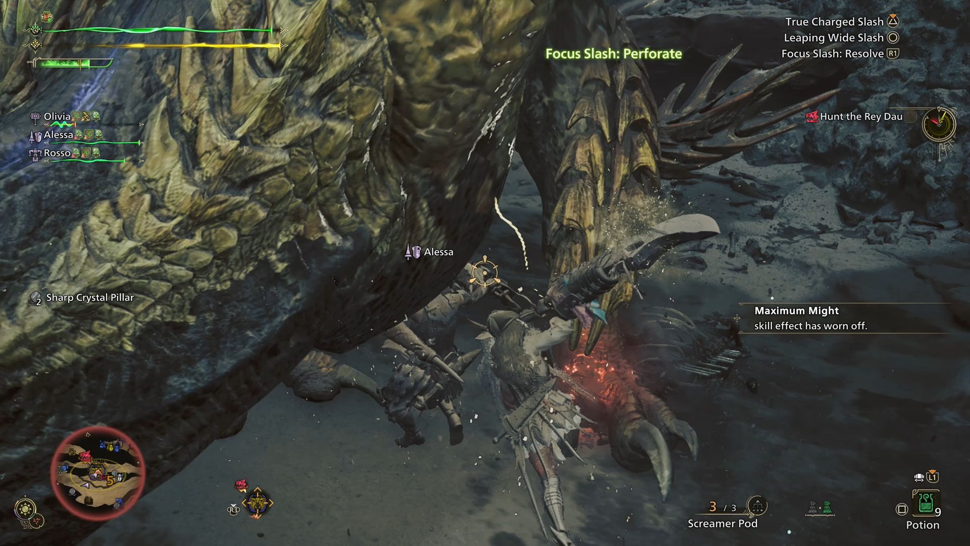 Monster Hunter Wilds Great Sword Focus Slash Vs Monster