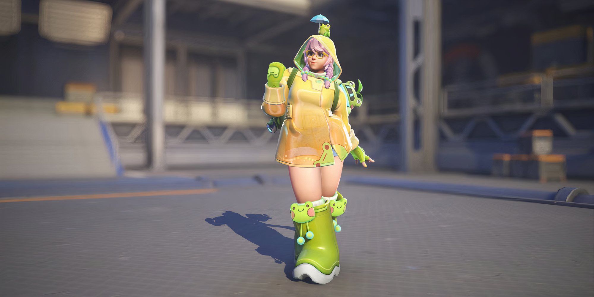 Overwatch día lluvioso mei skin