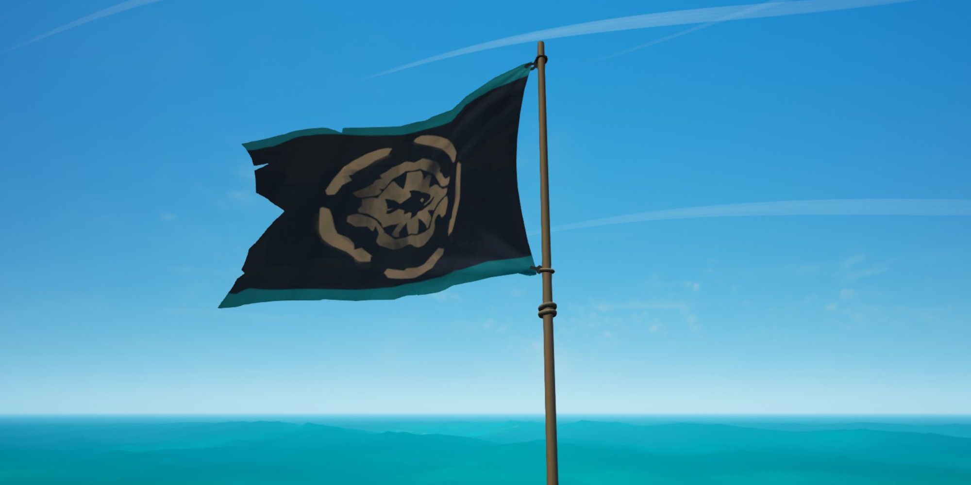 Ein Call -Abgesandteflagge eines Rangs fünf.