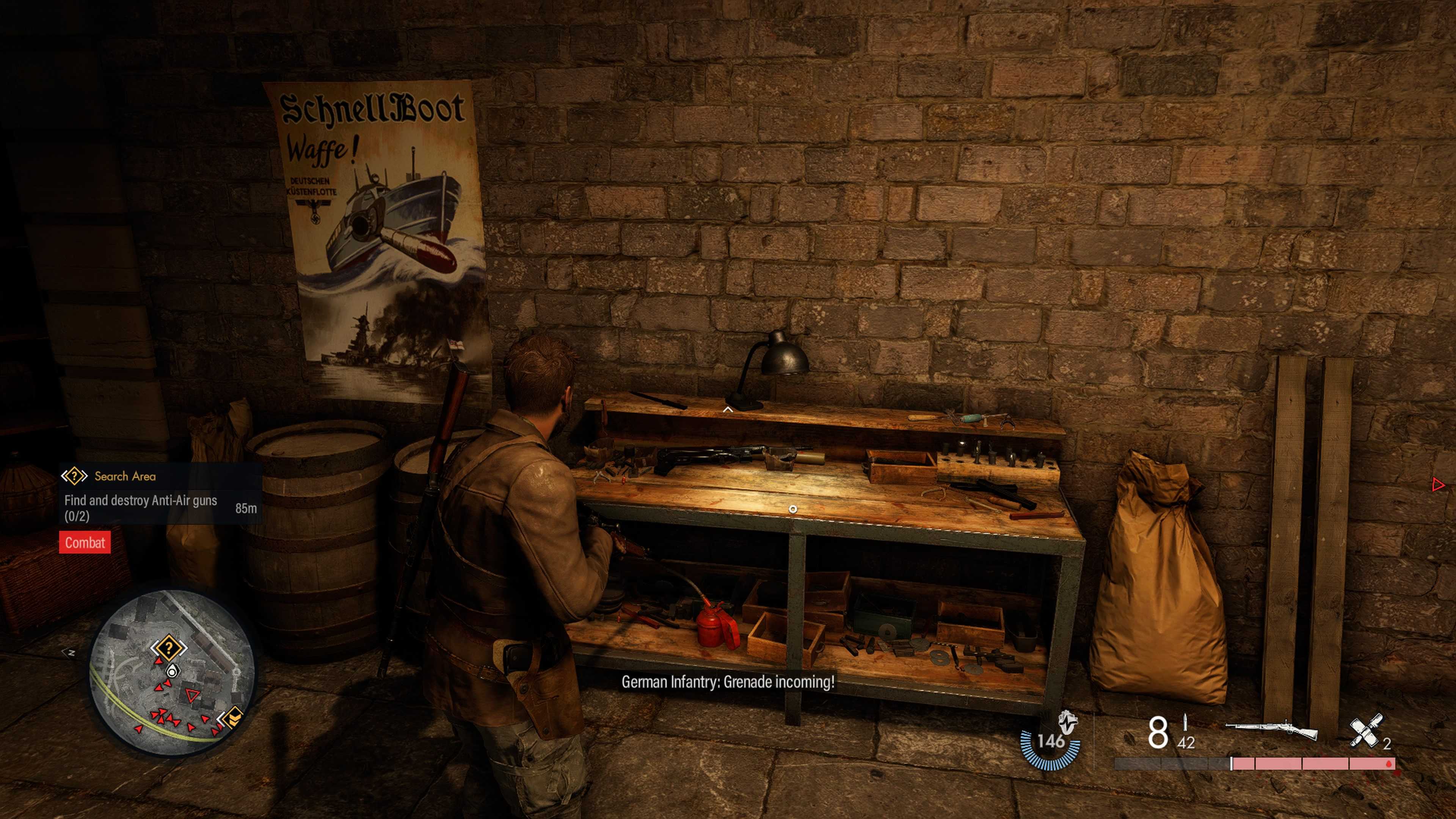 Rag Workbench Assault Rifles Where to Find Assault on Fort Rouge Workbenches in Sniper Elite: Resistance