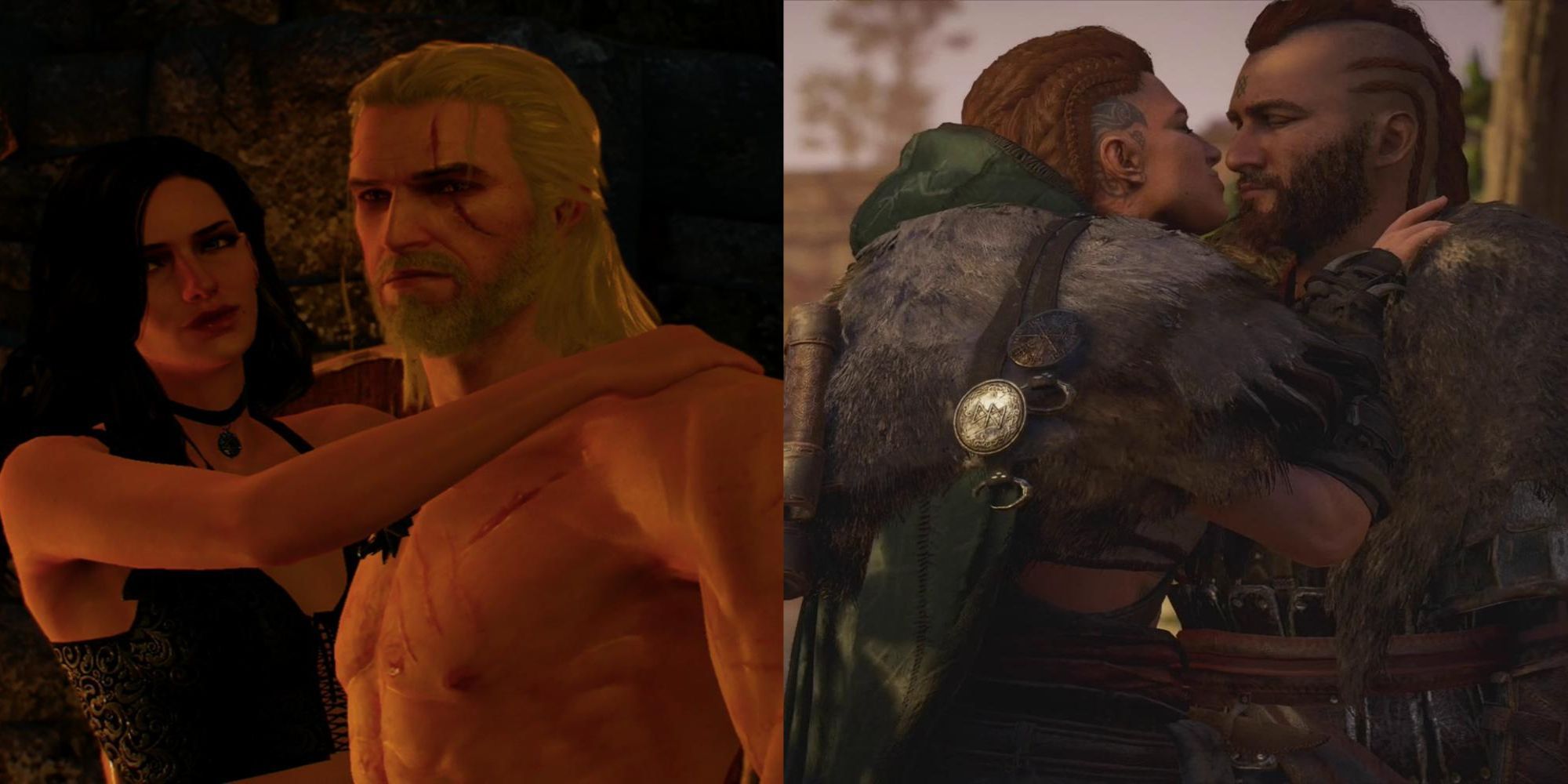 Witcher 3 and Assassin's Creed Valhalla