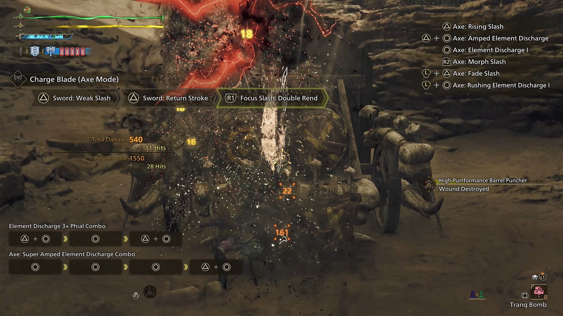 Monster Hunter Wilds Gebühren Blade Focus Slash Double Rend