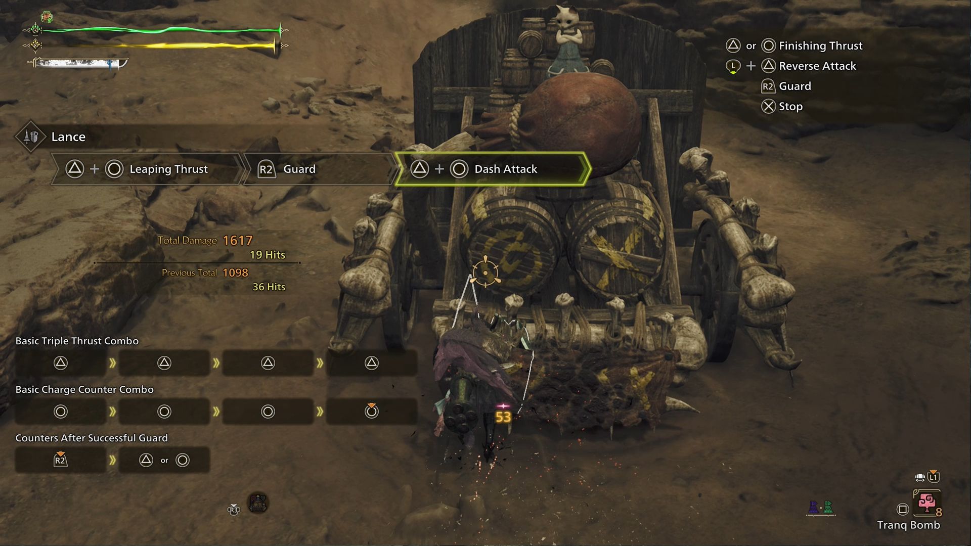 Monster Hunter Wilds Lance Dash Attack
