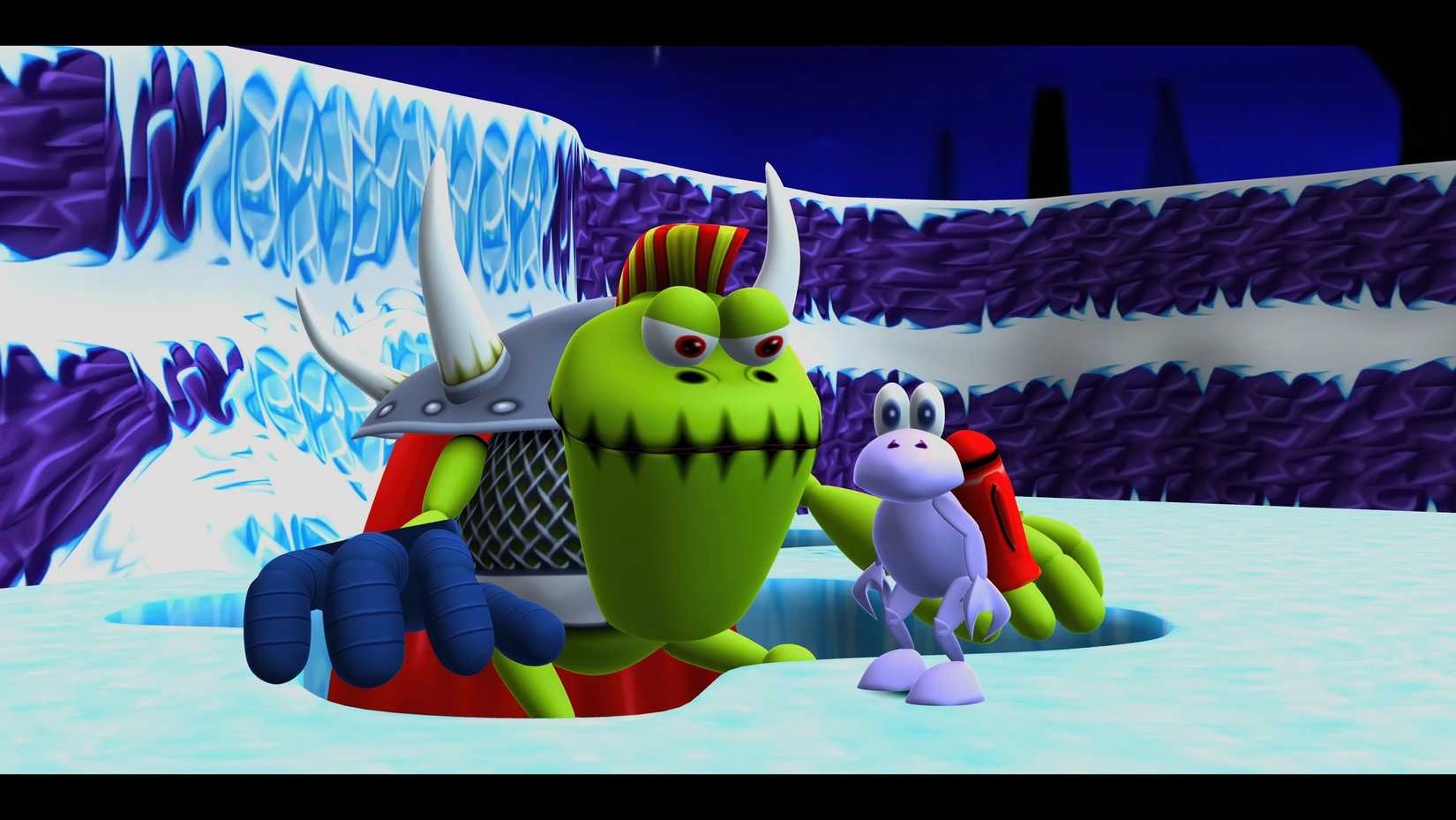 How to Complete Ice Island in Croc: Legend Of The Gobbos