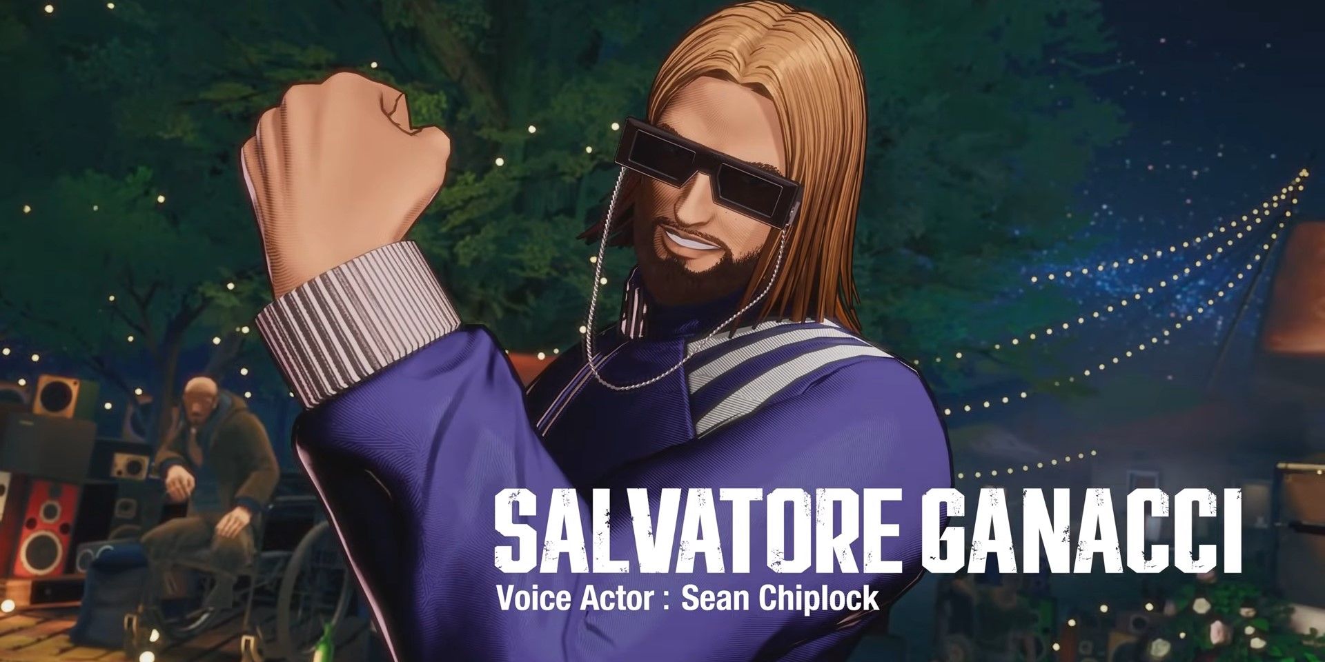 Fatal Fury City of the Wolves Salvatore Ganacci presentation card