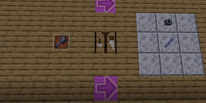 Mace In Minecraft Recipe How to Craft Every Weapon Type in Minecraft