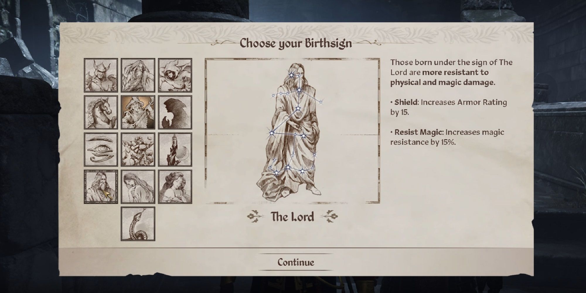 Seigneur de l'oubli de naissance