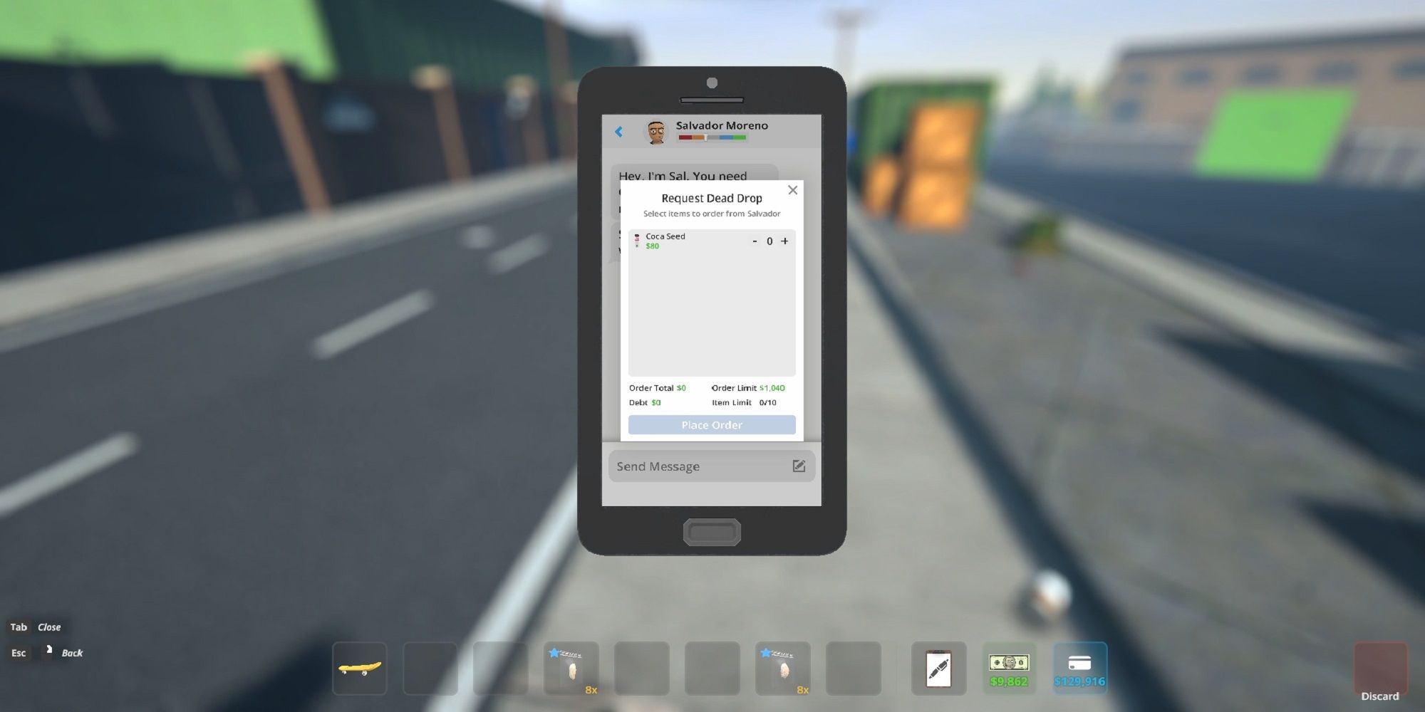 Anhang 1 Coca -Samen -Bestellung