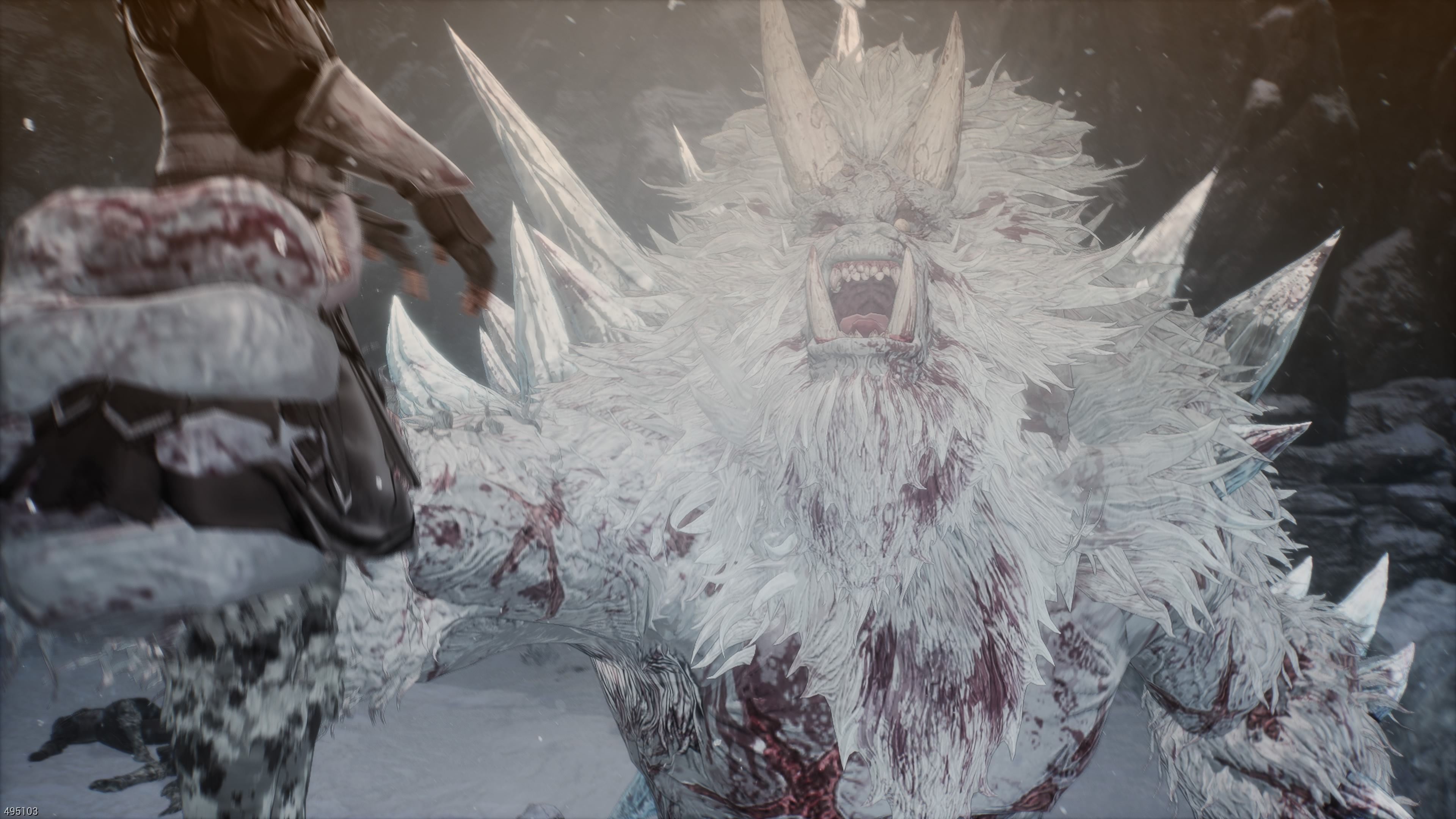 Boss de Yeturga combat le premier Berserker Khazan