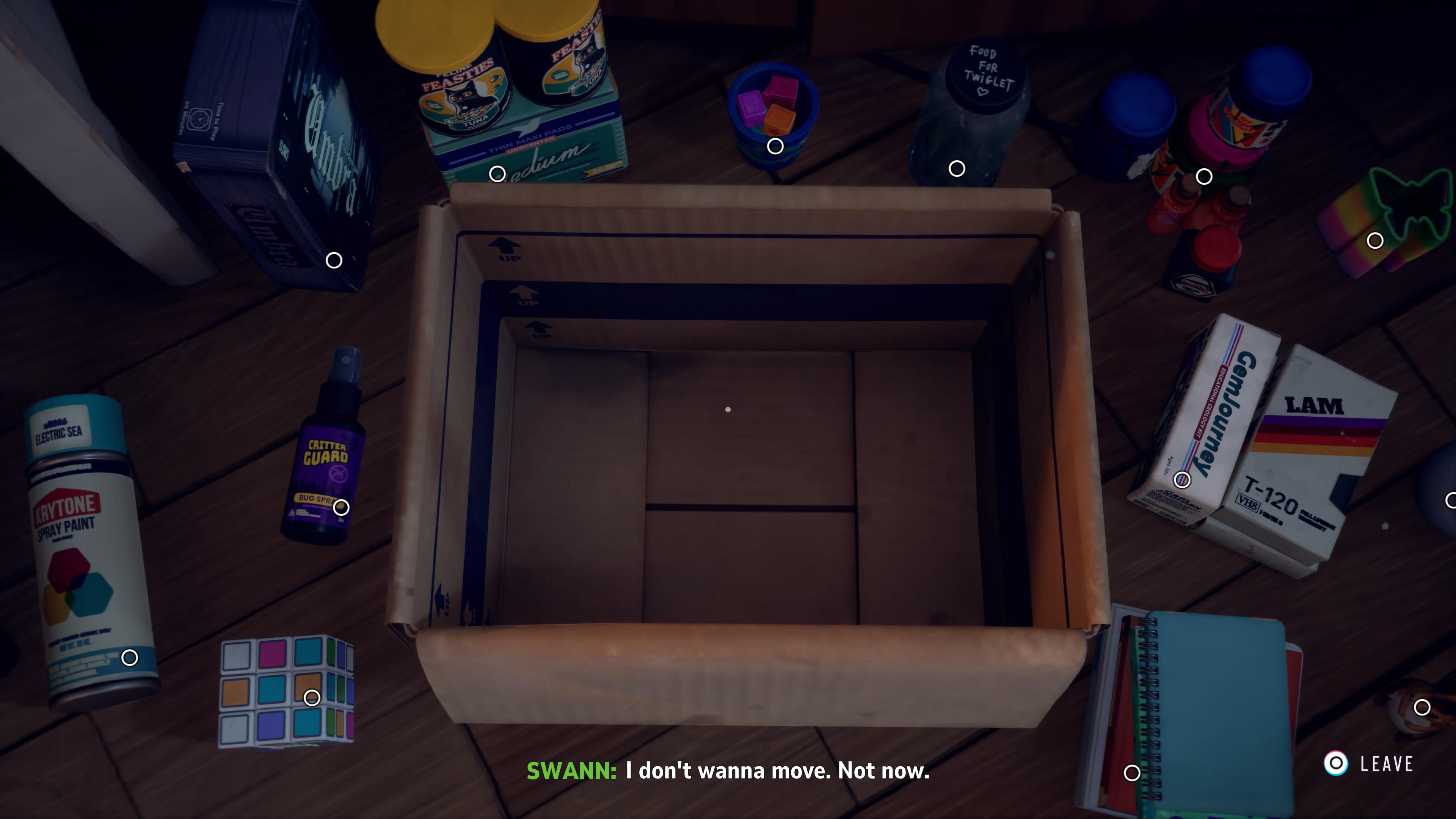 Moving Box Puzzle Solution in Lost Records: Bloom & Rage
