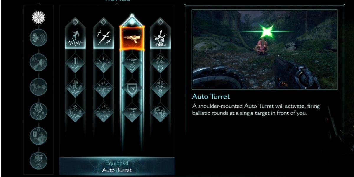 Auto Turret Shield Rune in Doom: The Dark Ages