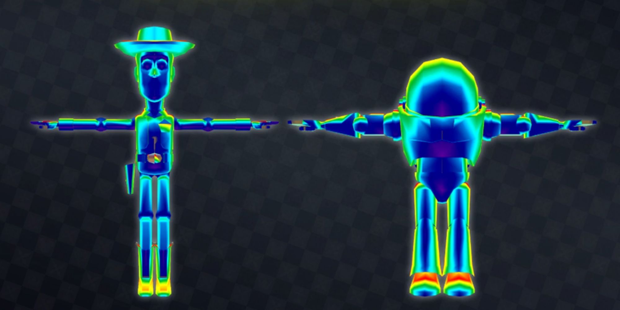 Buzz and Woody models in KH2