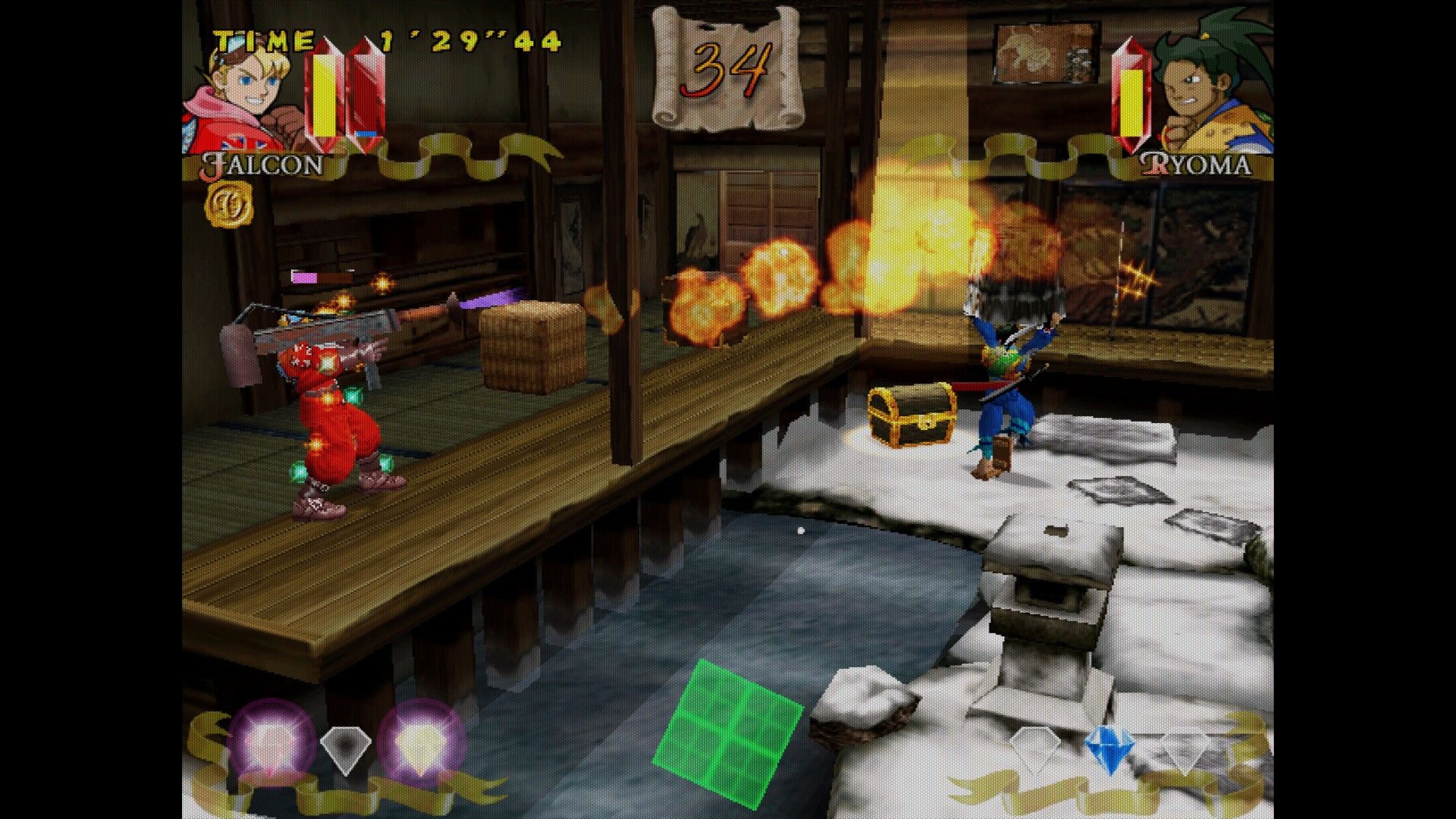 CapcomFightingCollection2PowerStoneFlamethrower