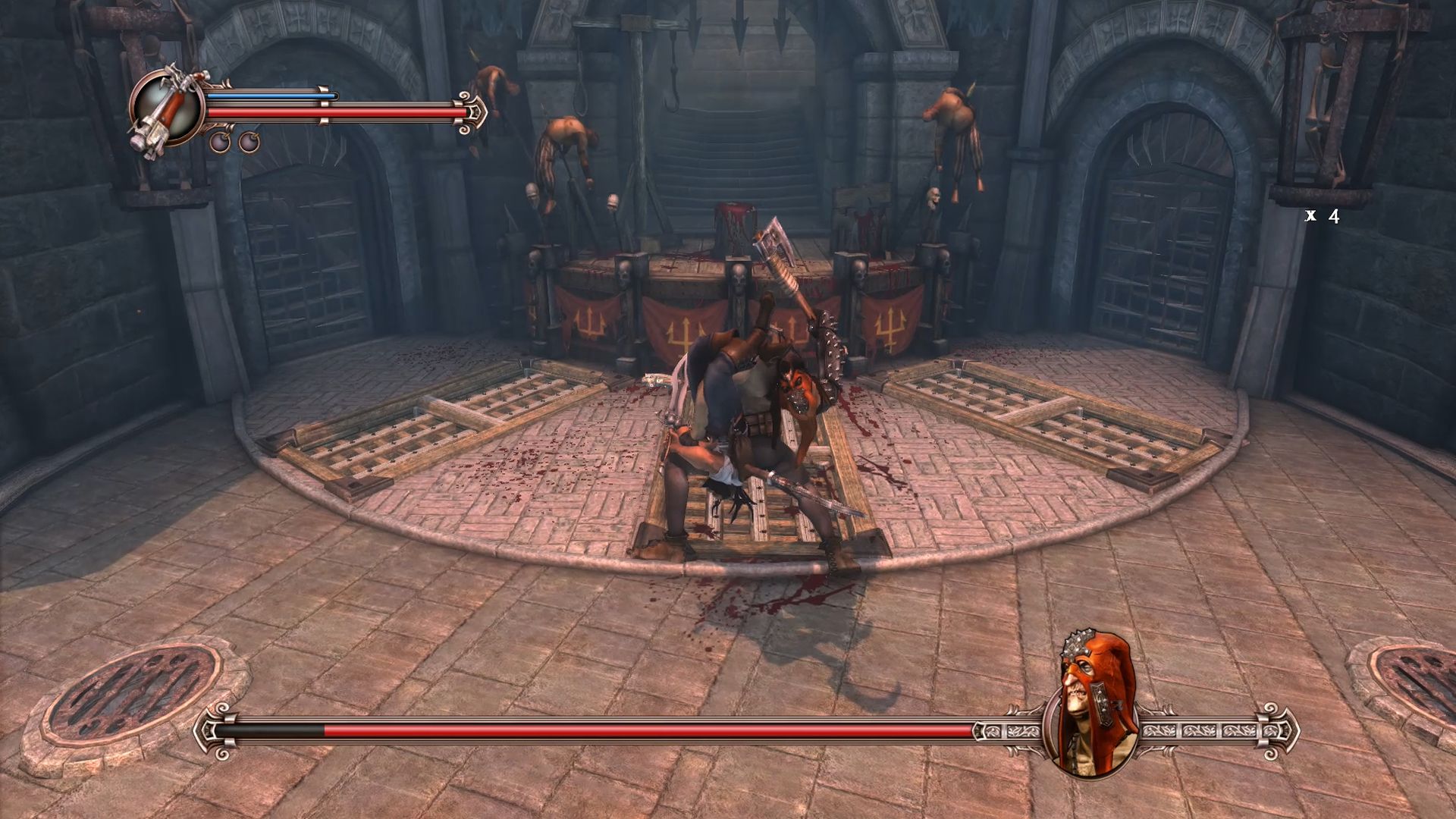 Captain Blood Headsman Boss Fight