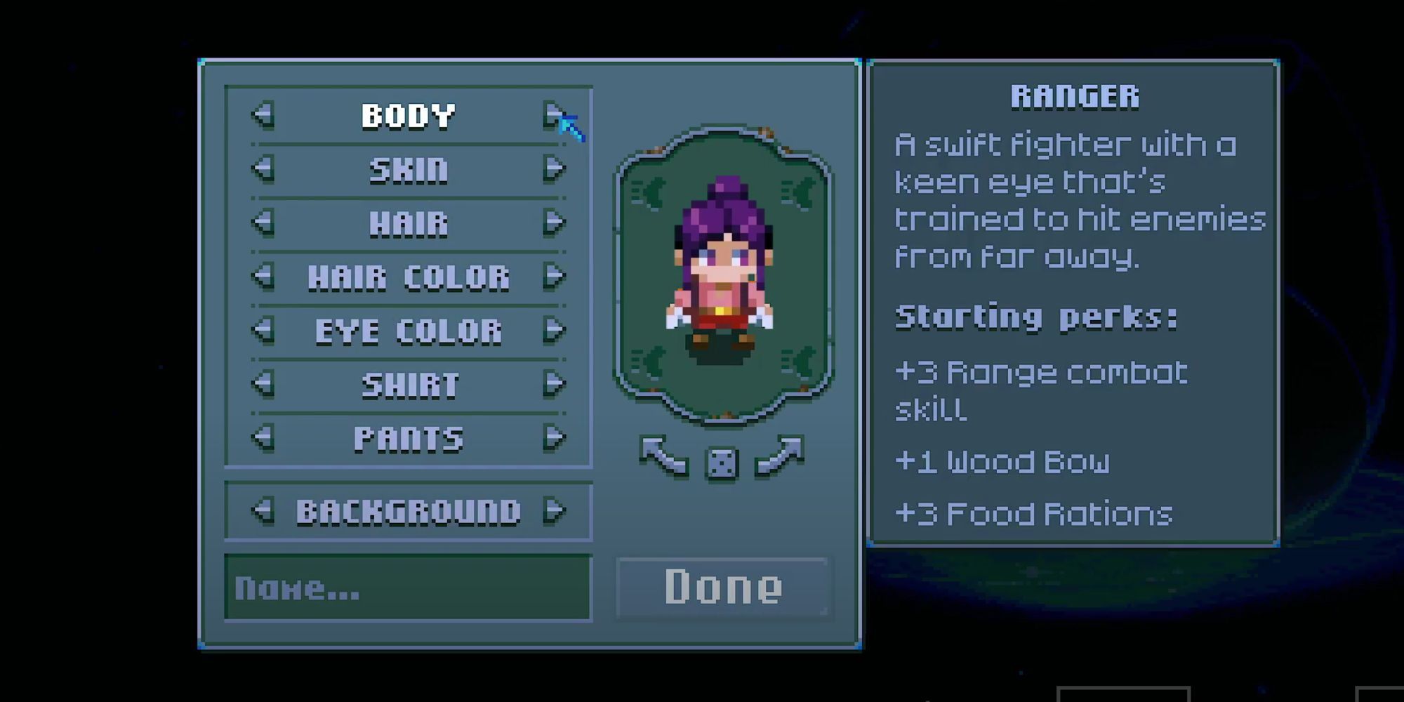 Ranger background info in Core Keeper