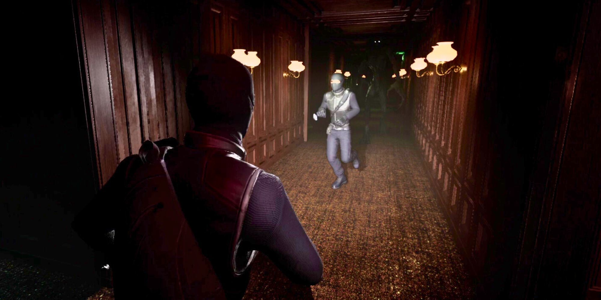 Running from a monster in Dark Hours