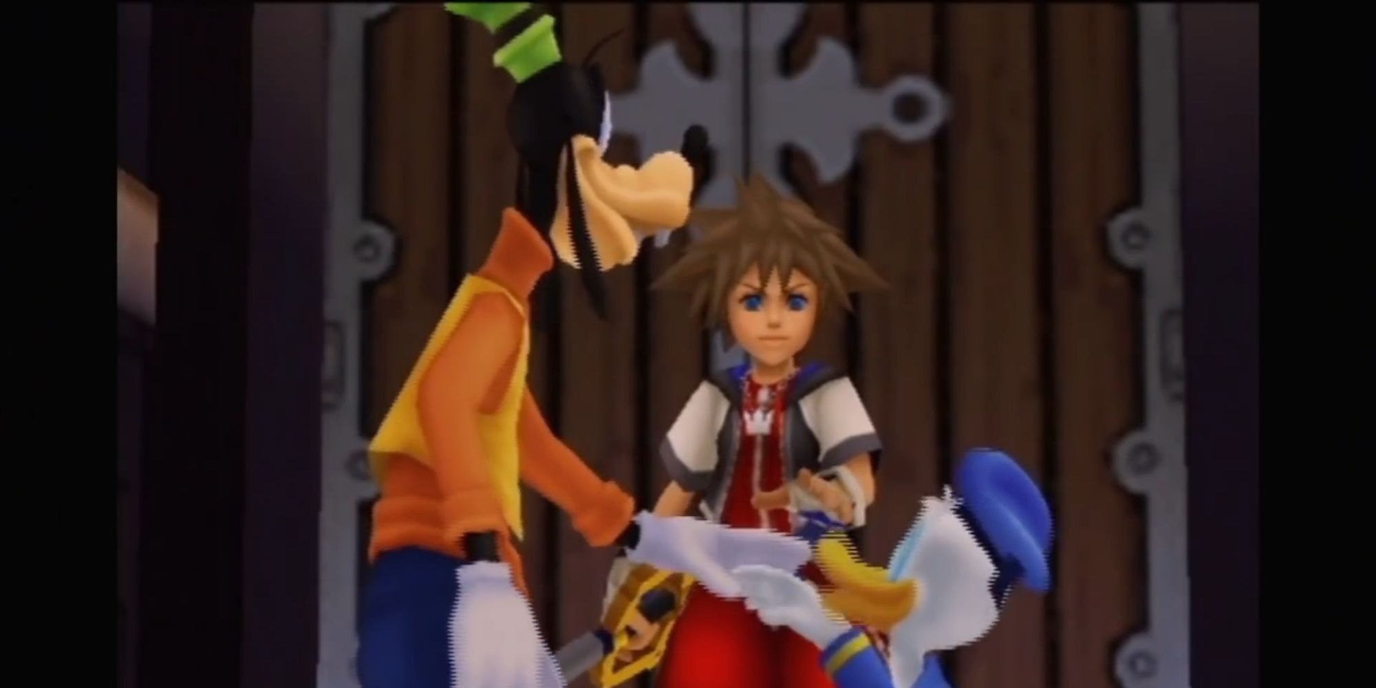 Donald and Goofy changed their outfits