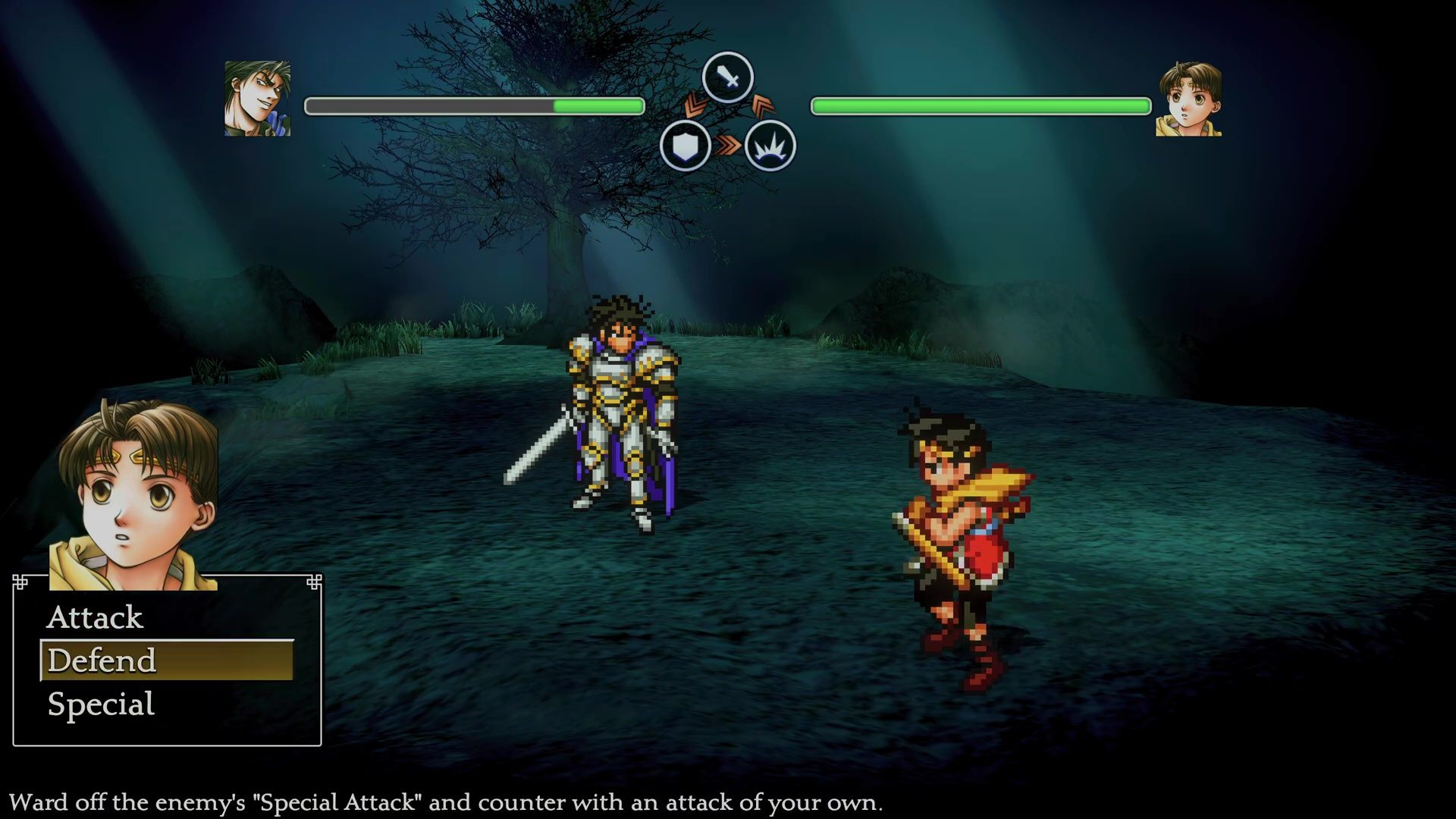 Duel Battles Dialogue Patterns in Suikoden 2 HD Remaster