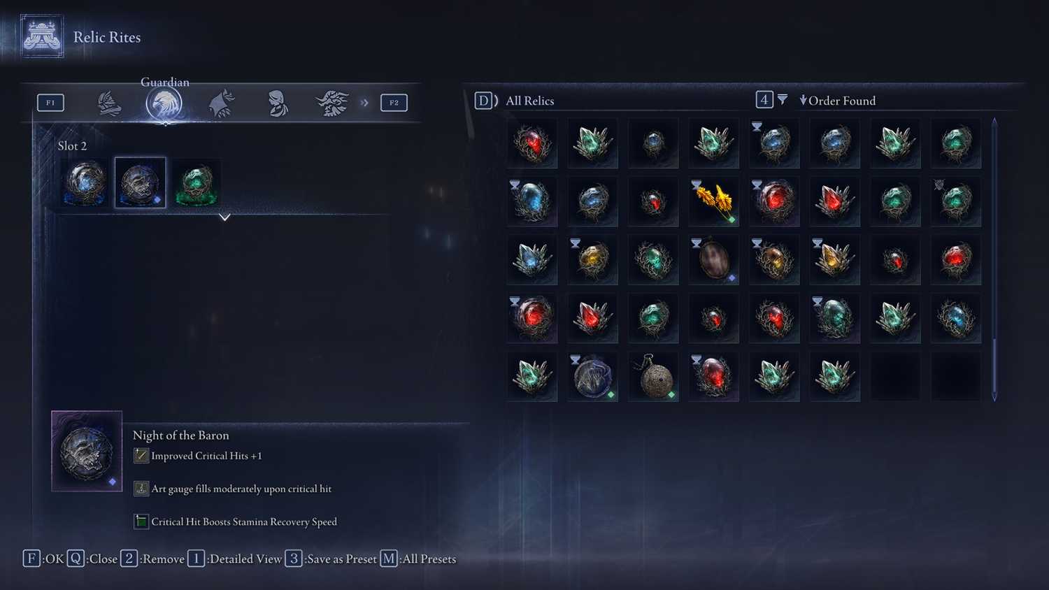 Relic Example Best Guardian Build in Elden Ring Nightreign
