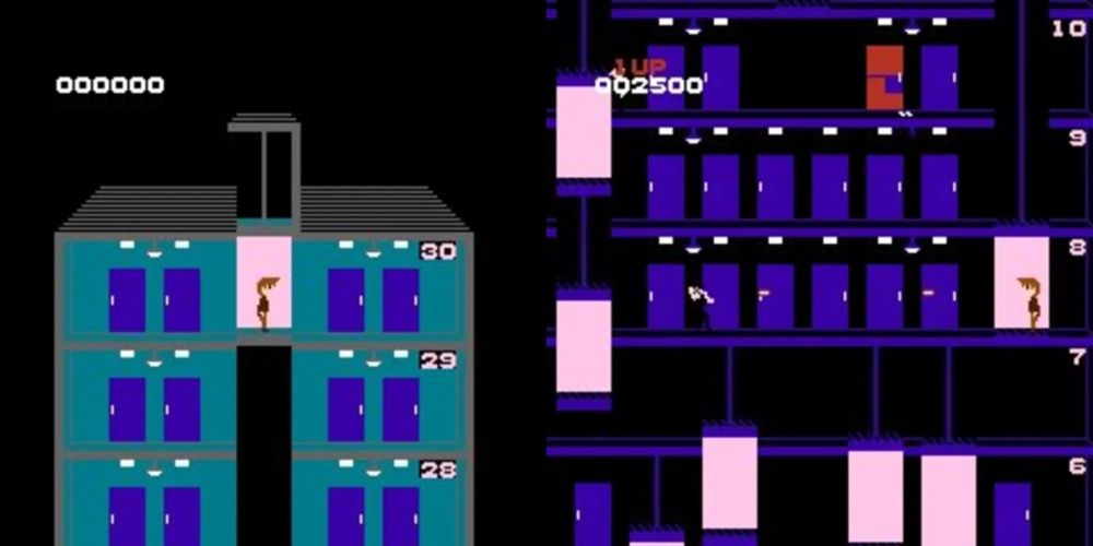 Elevator-Action-1993-Agent-Otto-exploring-floors