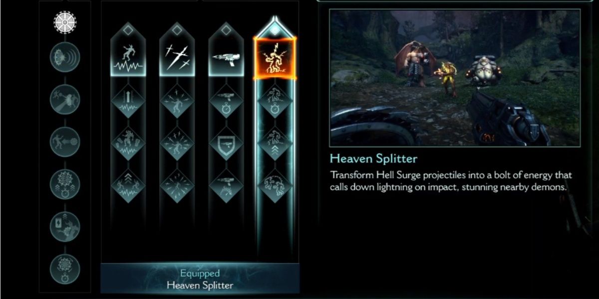 Heaven Splitter Shield Rune in Doom: The Dark Ages