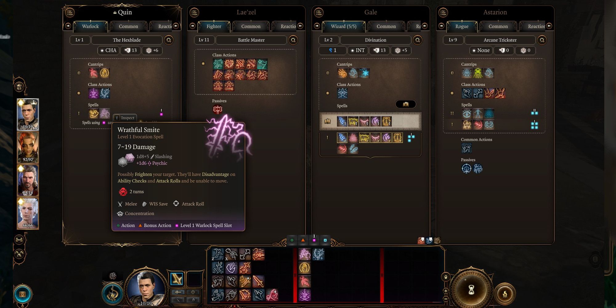La descripción de la descripción del hechizo de Smite. 