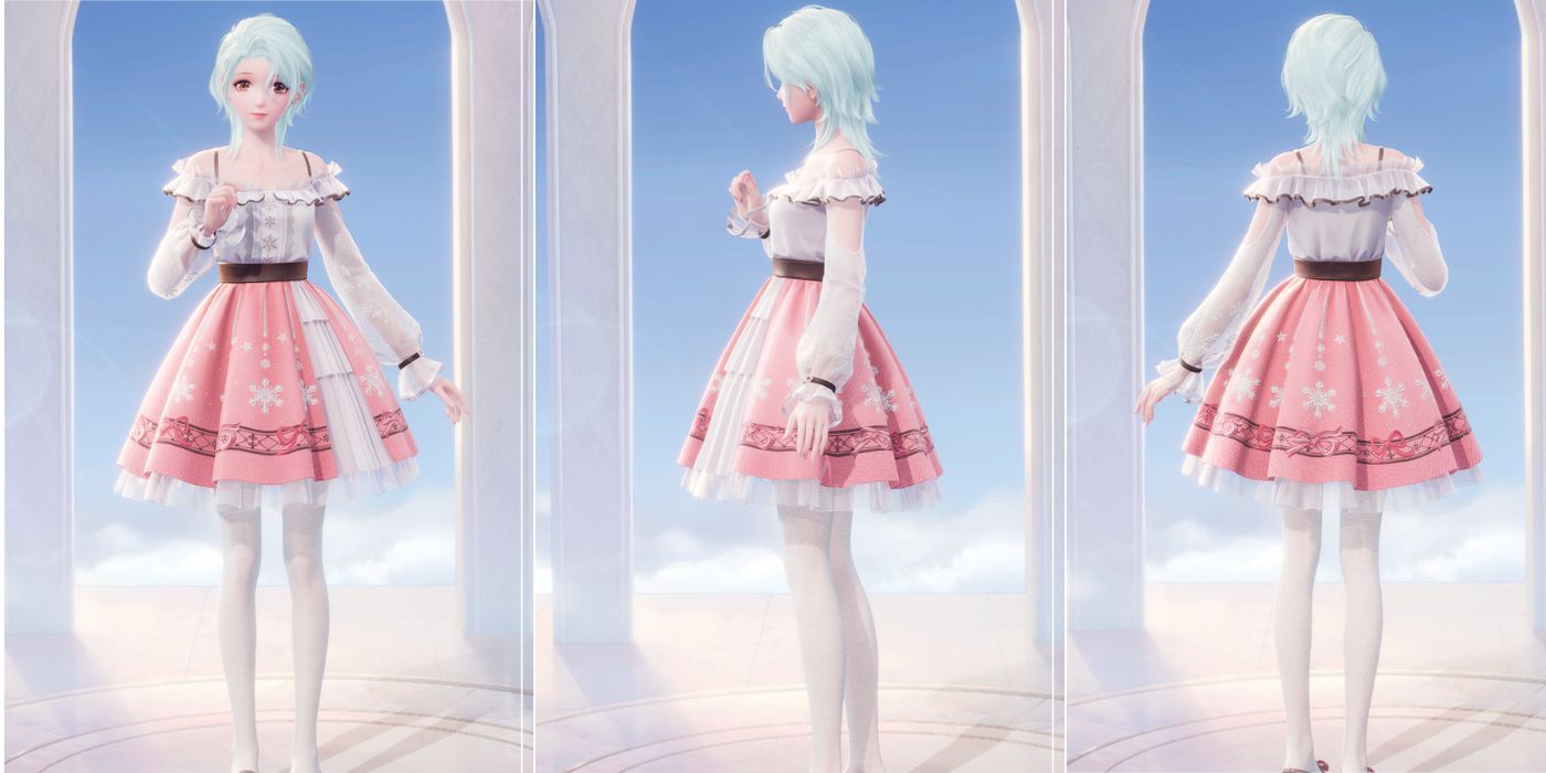 Infinity Nikki Silver Nighttime Hairstyle