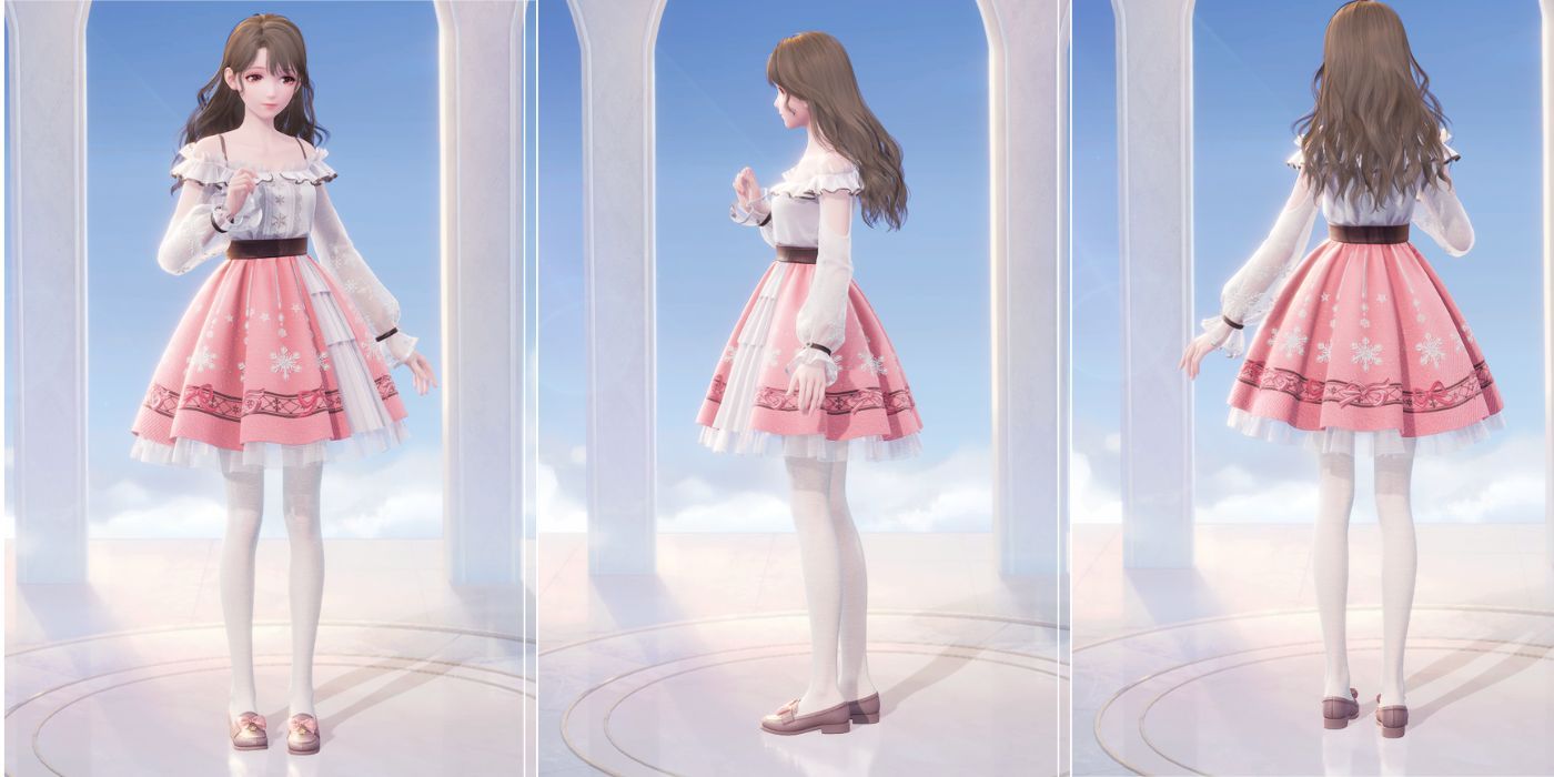 Infinity Nikki Sunset Dance Hairstyle