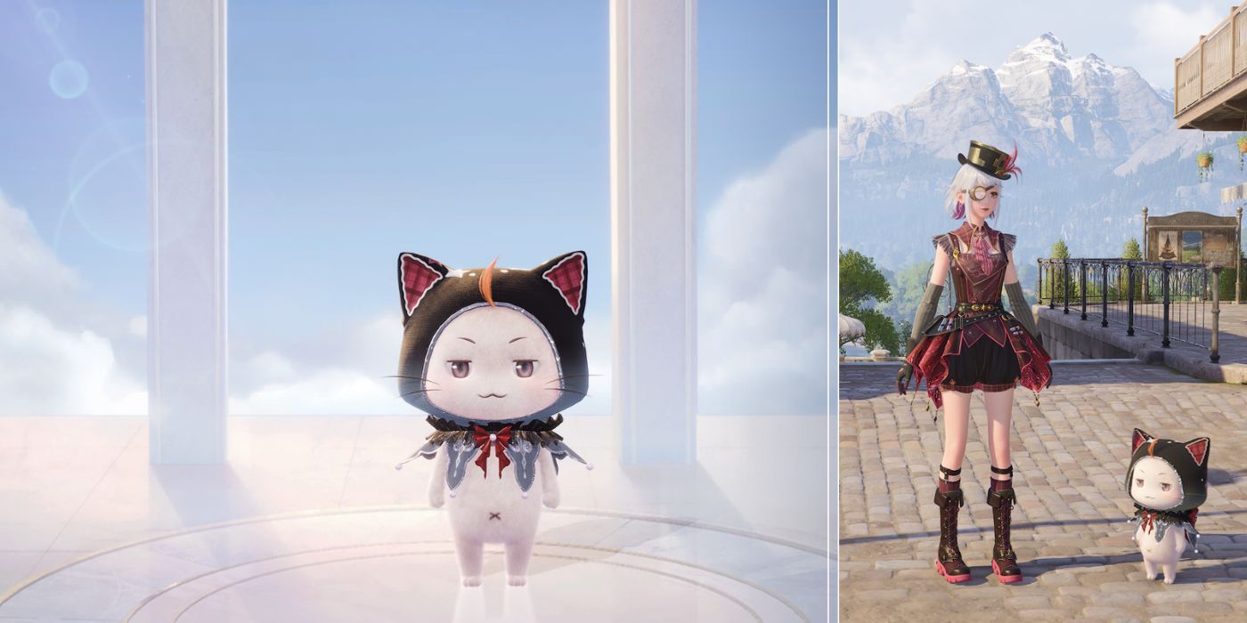Momo's Waltz Cloak Matched to Nikki's Fiery Glow Set