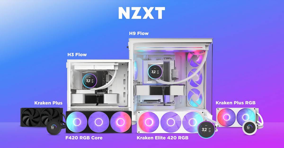 Multiple Kraken Plus AIO Coolers and More Available Now from NZXT