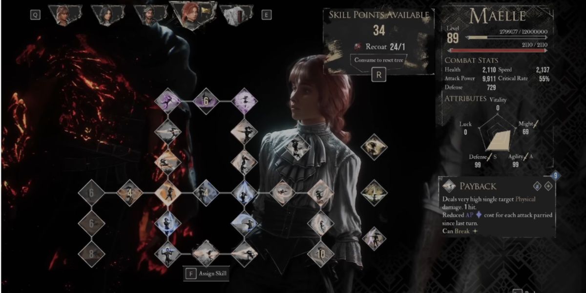 Maelle's Payback Skill in Clair Obscur: Expedition 33