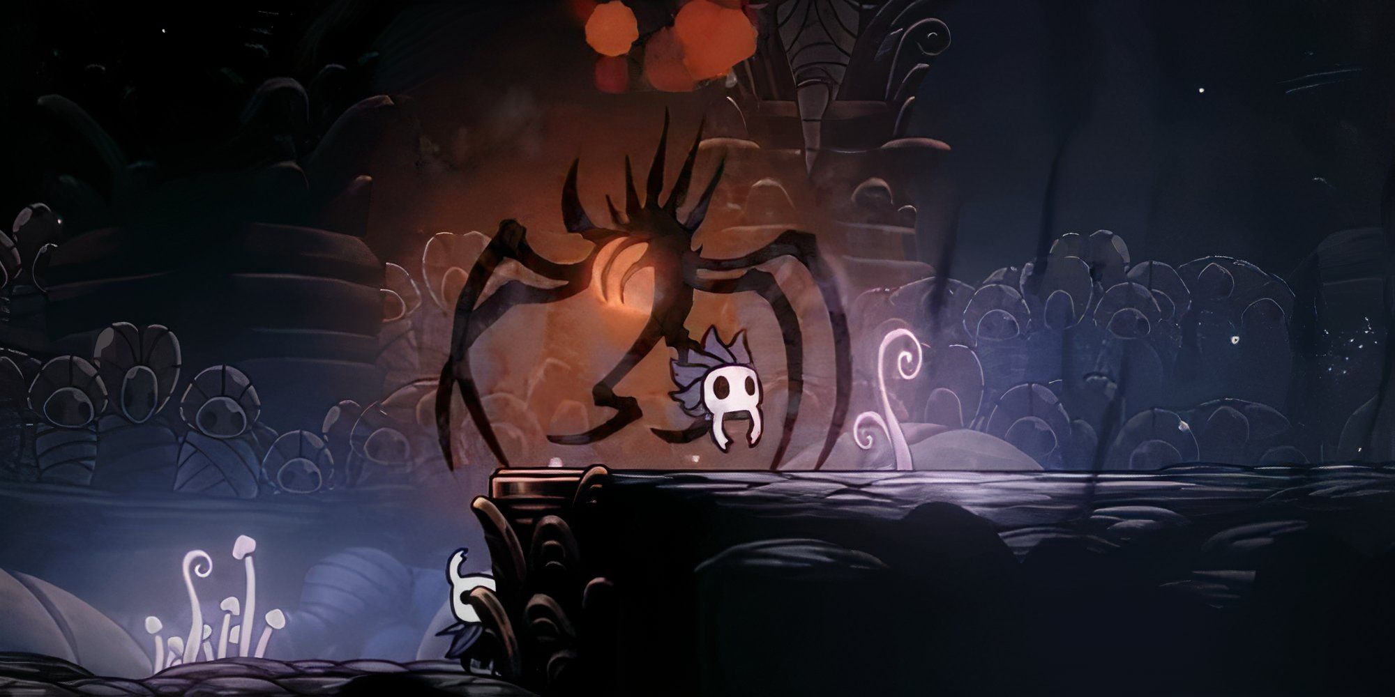 Nosk Boss Hollow Knight battle the knight underneath