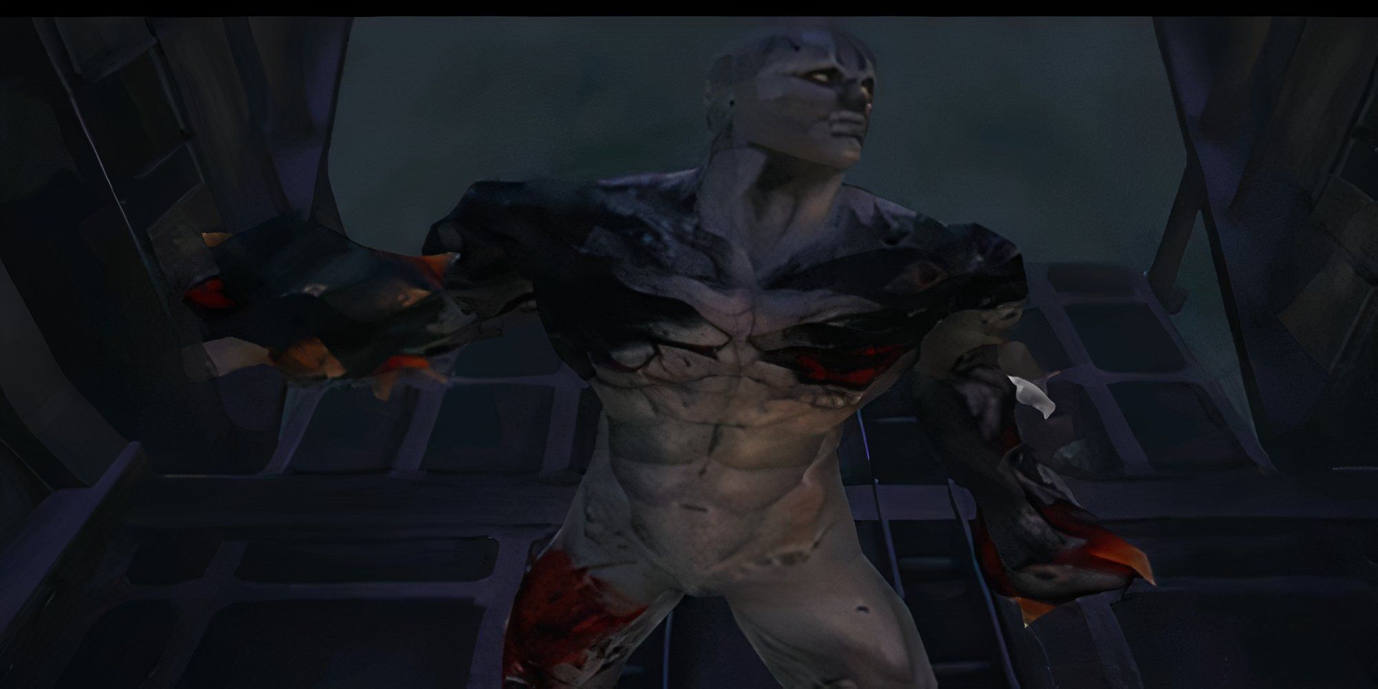 Tyrant T-078, Resident Evil – Code: Veronica boss battle roaring on plane