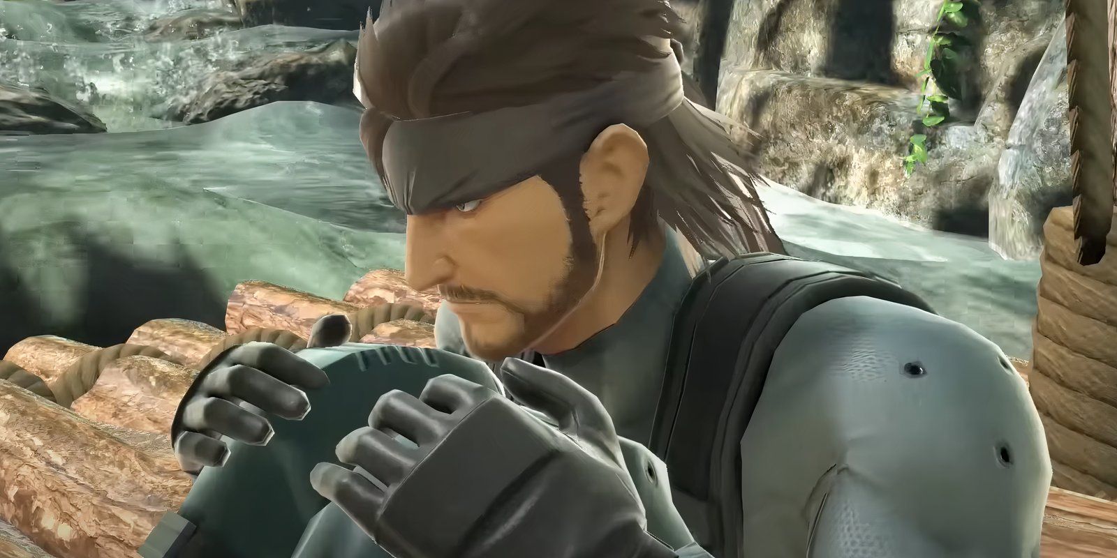 Super Smash Bros Ultimate Snake curled into ball