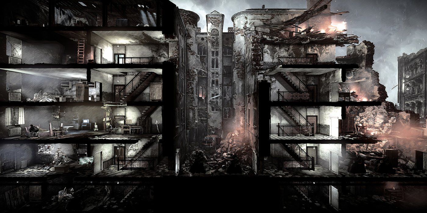 This-War-of-Mine-war-torn-ruins-in-the-city