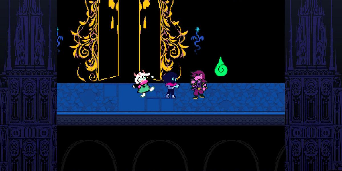 Screenshot of the party in Deltarune Chapter 4