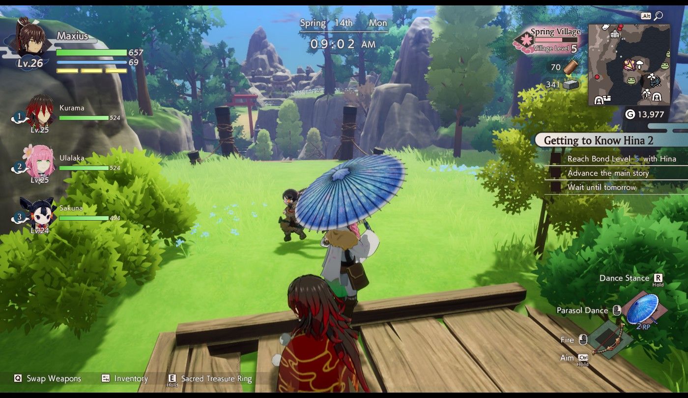 Emplacement d'inglet isolé Rune Factory: Guardians of Azuma