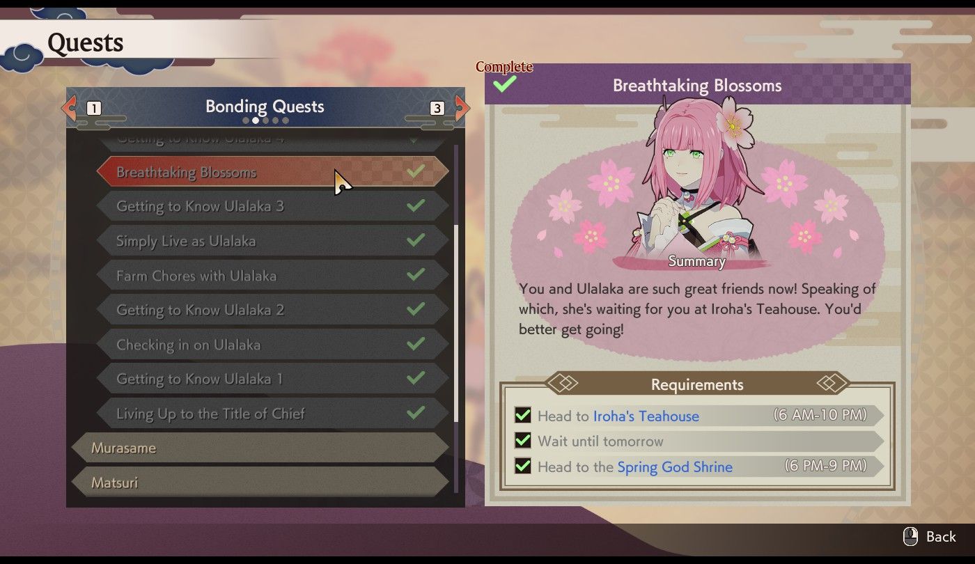 How to Romance Ulalaka in Rune Factory: Guardians of Azuma