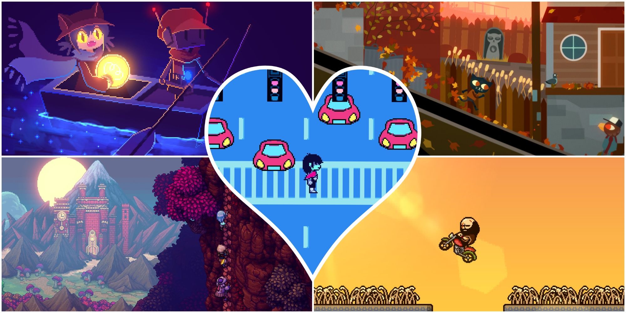 8-Games-To-Play-If-You-Love-Deltarune-Oneshot-Niko-Night-in-the-Woods-Mae-Borowski-Deltarune-Kris-Sea-of-Stars-companions-and-Lisa-The-Painful-Brad-Armstrong