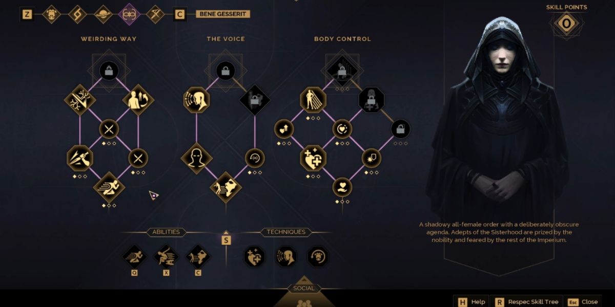 Bene Gesserit Class in Dune: Awakening