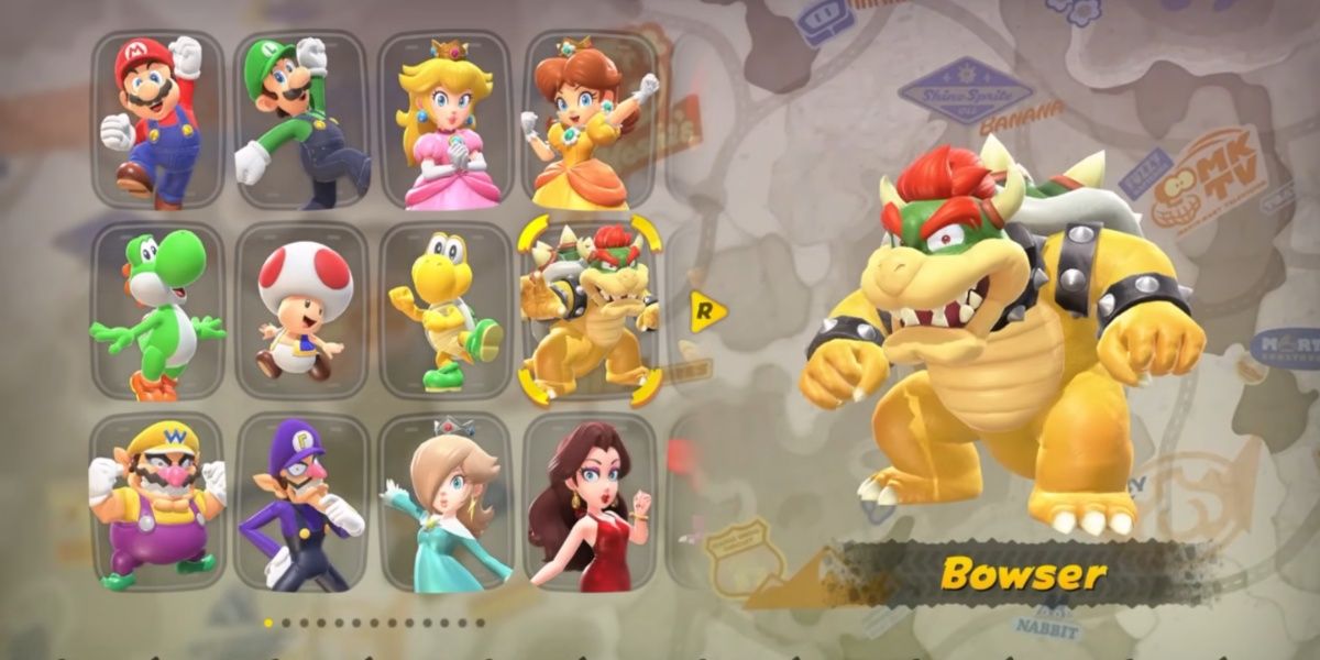 Bowser Mario Kart World