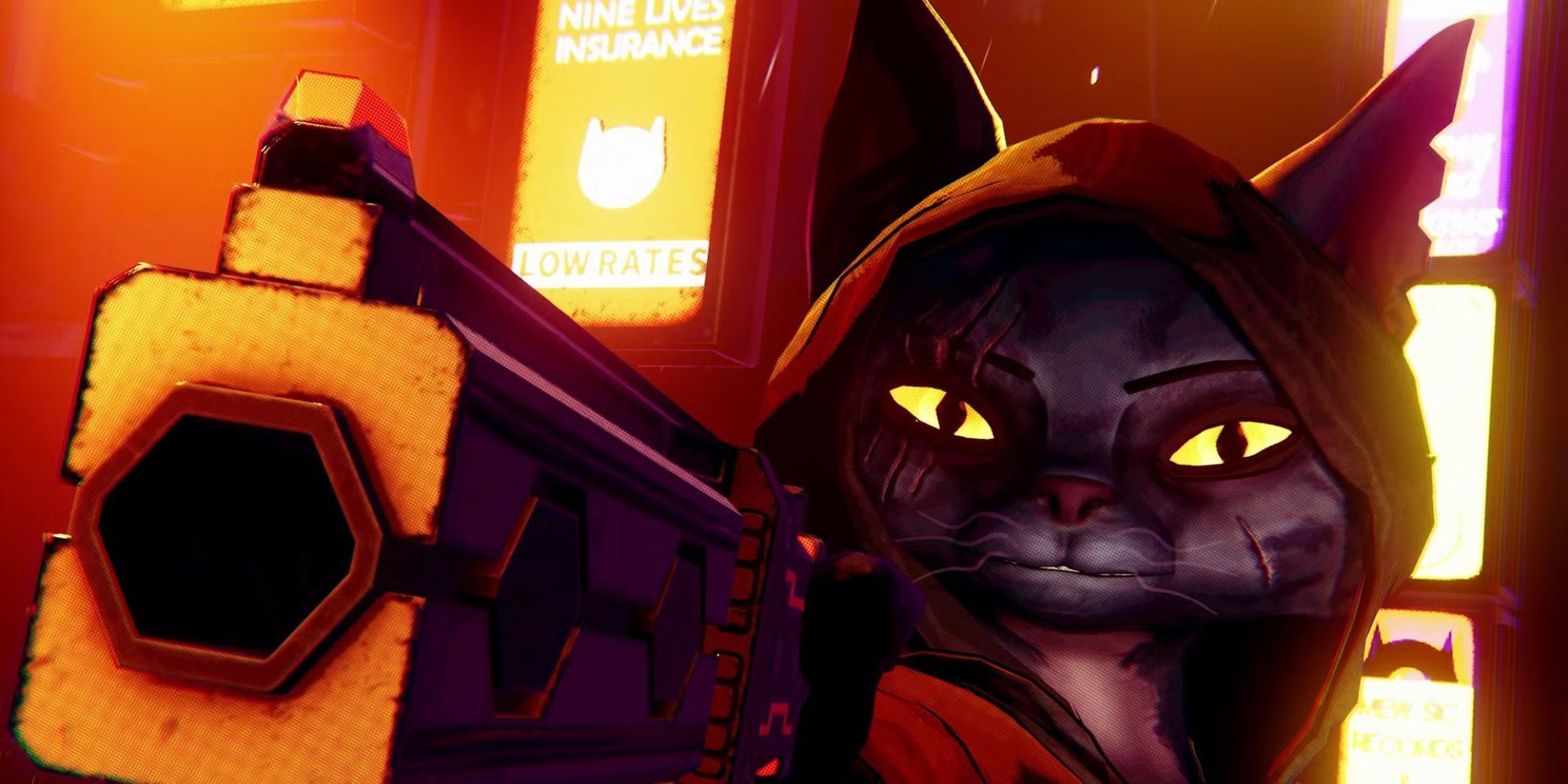 Cat Assassin Hugh Holding a Gun
