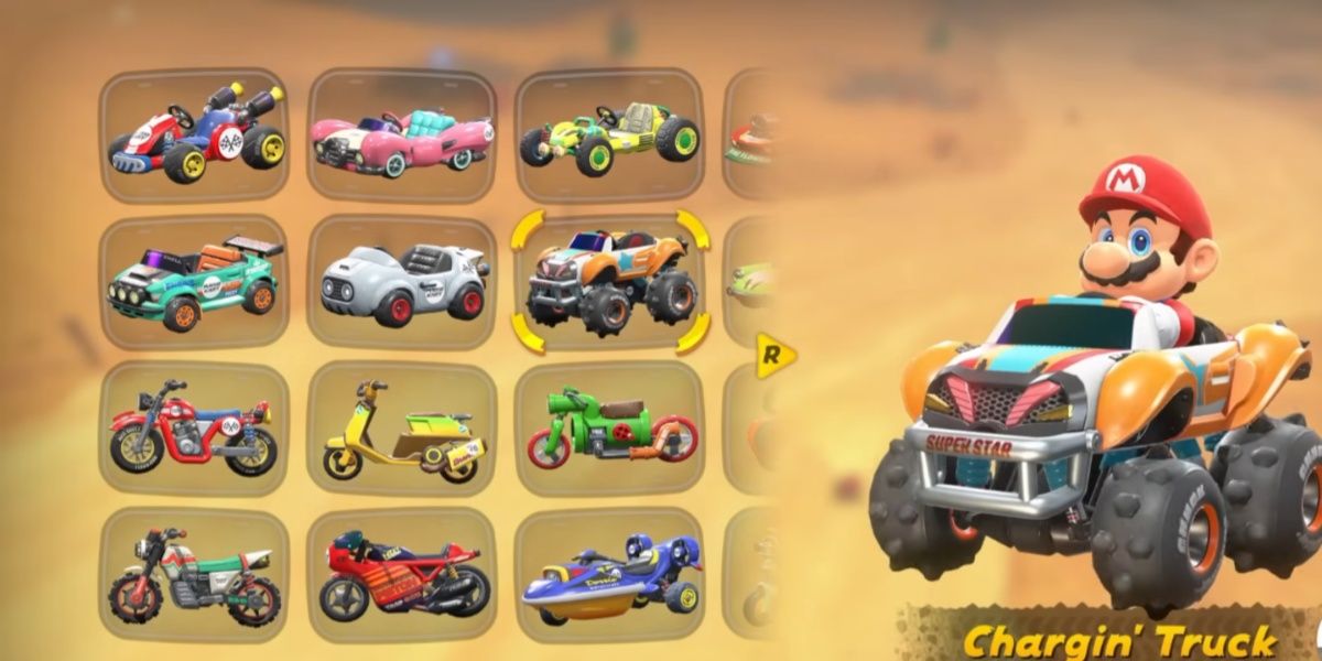 Chargin' Truck Kart in Mario Kart World