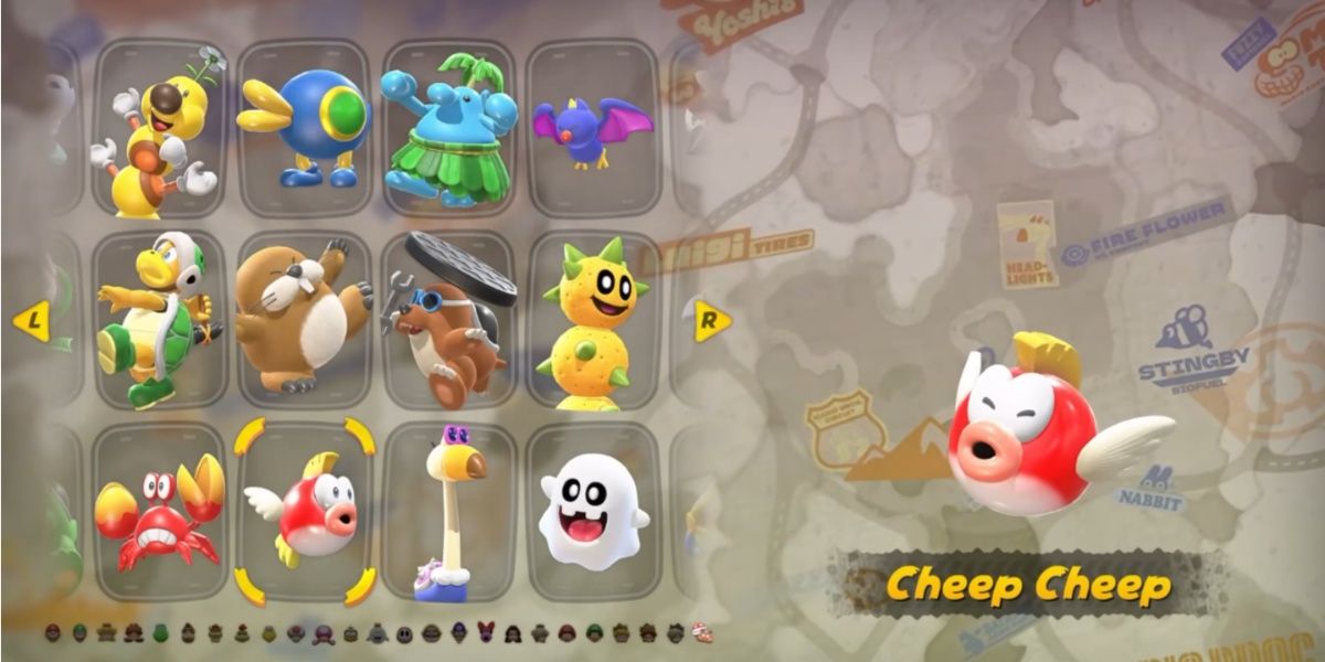 Cheep Cheep Mario Kart World