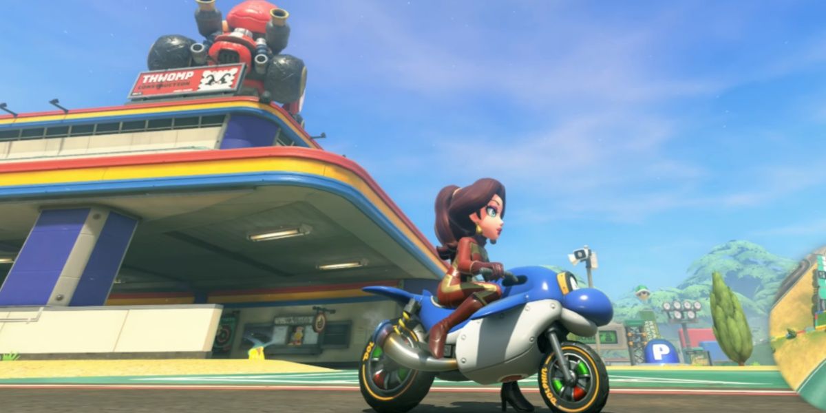 Dolphin Dasher Bike in Mario Kart World