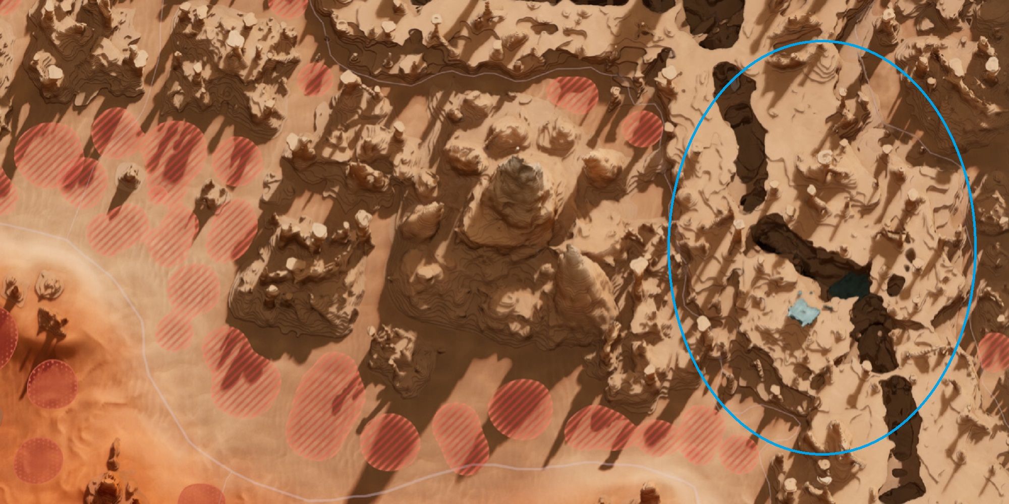 Cristaux d'érythrite d'éveil des dunes