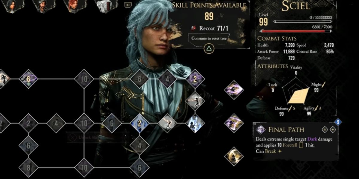 Sciel's Final Path skill in Clair Obscur: Expedition 33